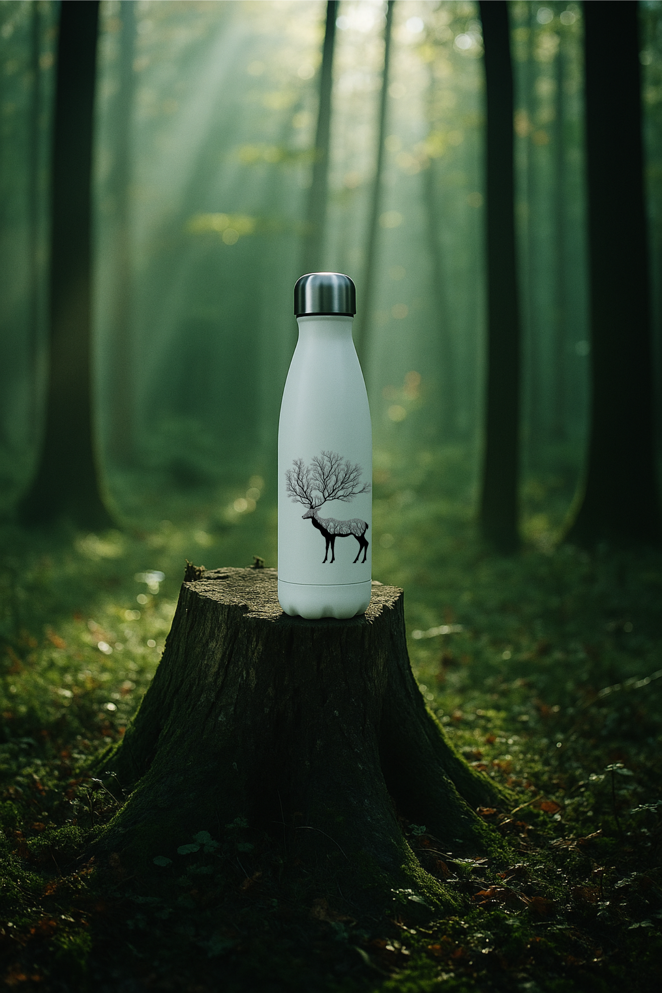 Thermoflasche Hirsch