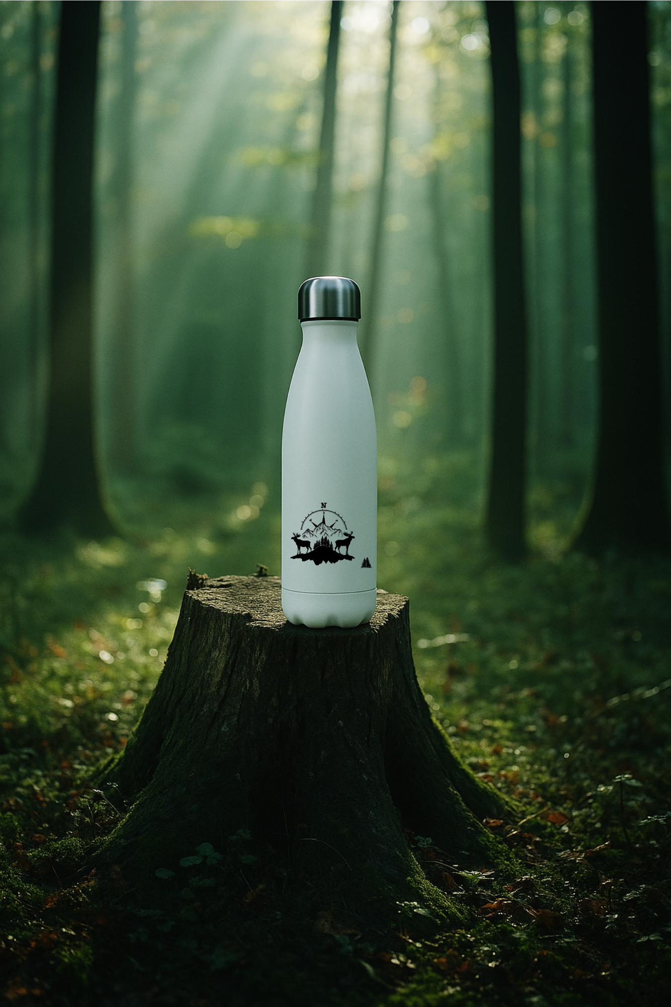 Thermoflasche Kompass